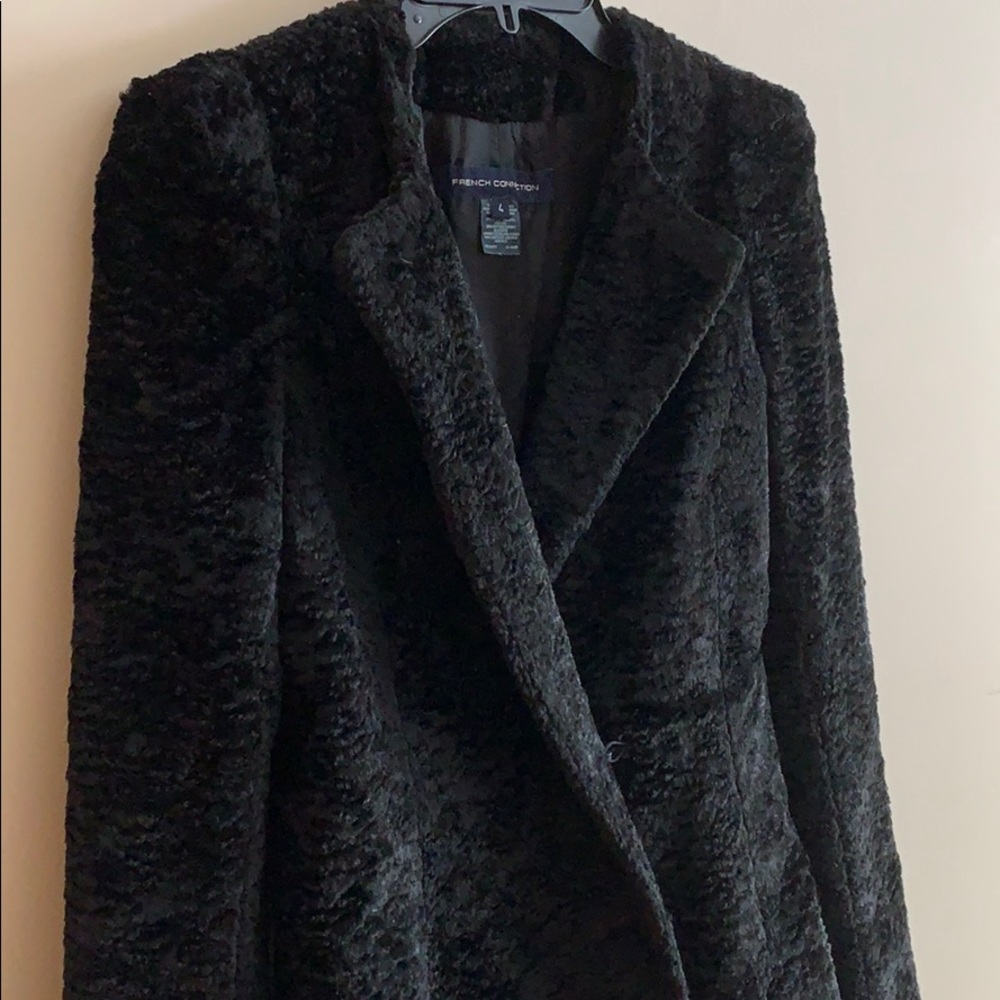 French Connection Velvet Textured Jacket - Picture 4 of 6